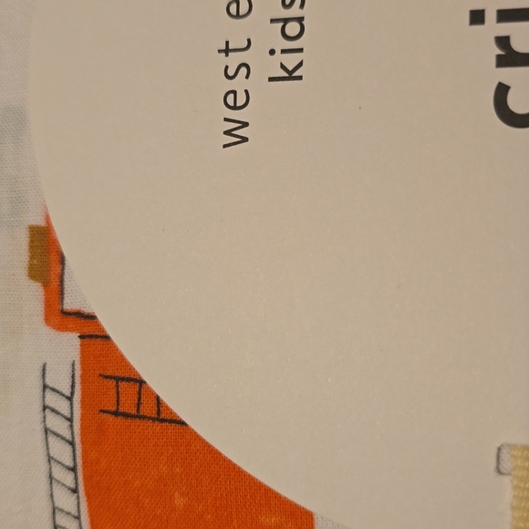 West Elm Kids Organic Carpool Critters Crib Fitted Sheet, Retail Price $45.00US - Picture 8 of 13